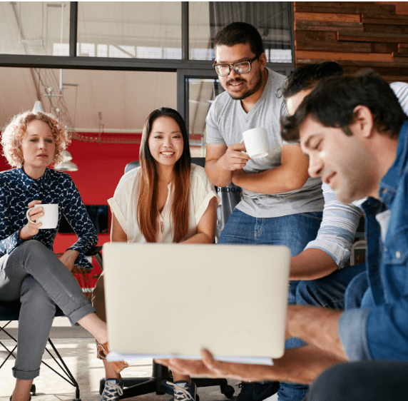 Besprechung mit Personen Webdesign